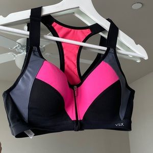 Victoria secret spots bra 34B pink black